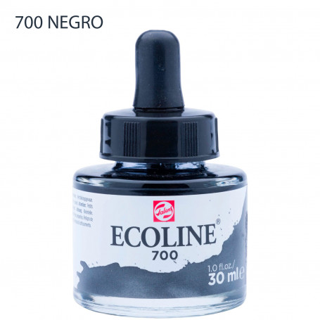 Acuarela Ecoline 30 ml 700 Negro