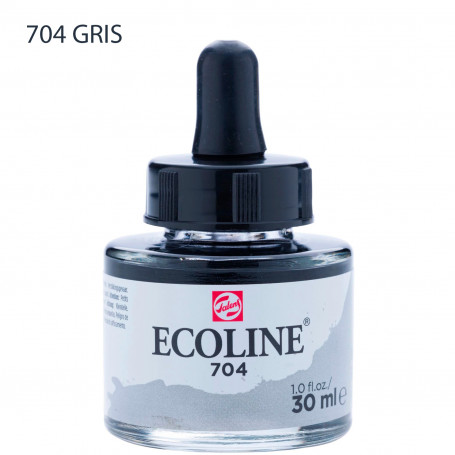 Acuarela Ecoline 30 ml 704 Gris