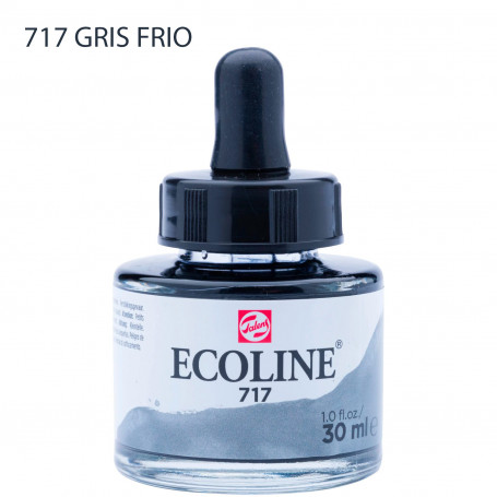 Acuarela Ecoline 30 ml 717 Gris Frio