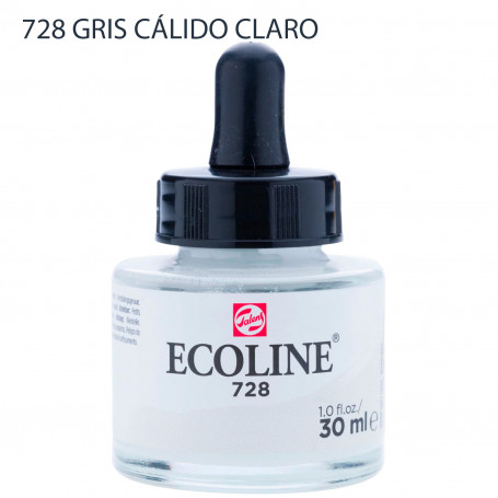 Acuarela Ecoline 30 ml 728 Gris Cálido Claro