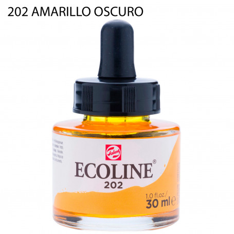 Acuarela Ecoline 30 ml 202 Amarillo Oscuro