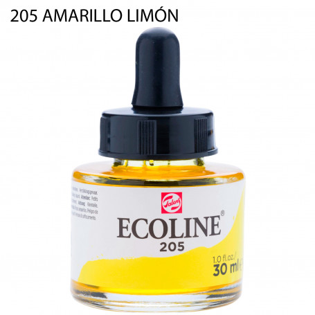 Acuarela Ecoline 30 ml 205 Amarillo Limón