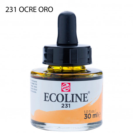 Acuarela Ecoline 30 ml 231 Ocre Oro