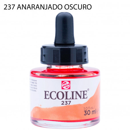 Acuarela Ecoline 30 ml 237 Anaranjado Oscuro