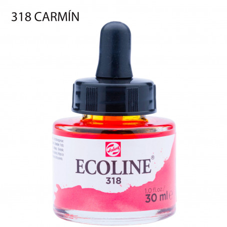 Acuarela Ecoline 30 ml 318 Carmín