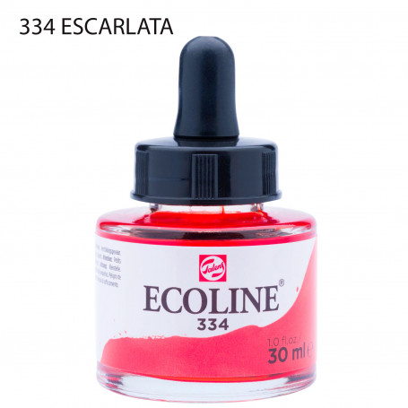 Acuarela Ecoline 30 ml 334 Escarlata