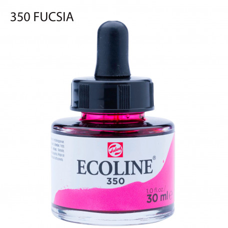 Acuarela Ecoline 30 ml 350 Fucsia