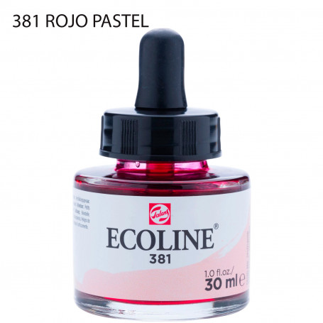 Acuarela Ecoline 30 ml 381 Rojo Pastel