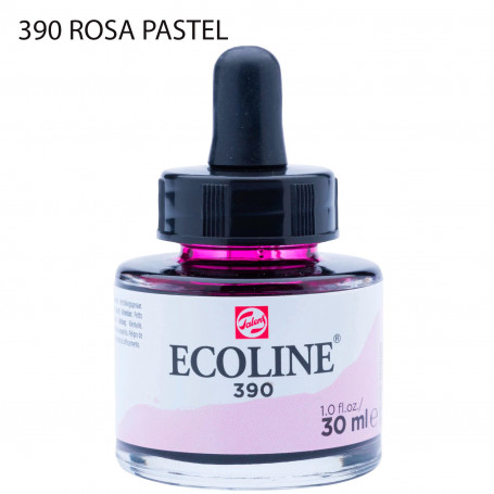 Acuarela Ecoline 30 ml 390 Rosa Pastel