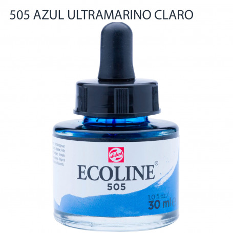 Acuarela Ecoline 30 ml 505 Azul Ultramarino Claro