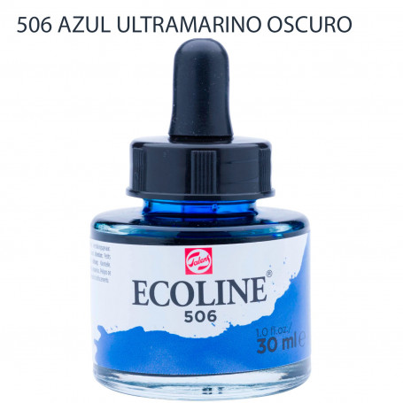 Acuarela Ecoline 30 ml 506 Azul Ultramarino Oscuro