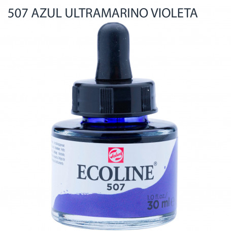 Acuarela Ecoline 30 ml 507 Azul Ultramarino Violeta