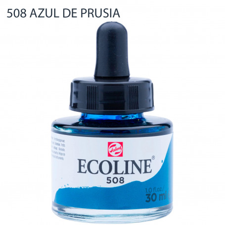 Acuarela Ecoline 30 ml 508 Azul De Prusia