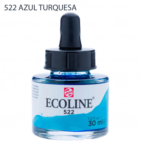 Acuarela Ecoline 30 ml 522 Azul Turquesa