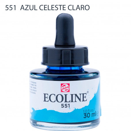 Acuarela Ecoline 30 ml 551 Azul Celeste Claro