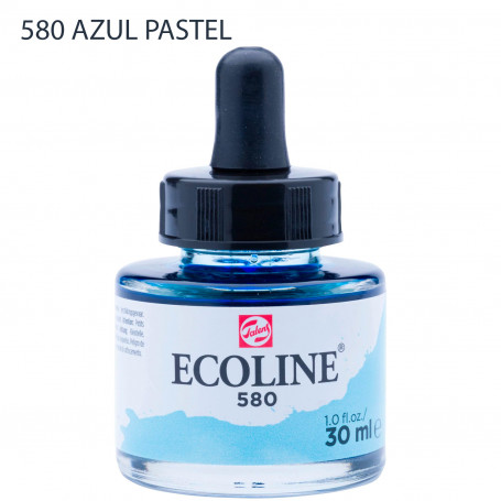 Acuarela Ecoline 30 ml 580 Azul Pastel 