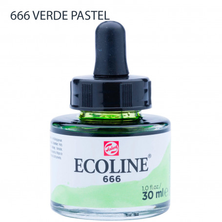 Acuarela Ecoline 30 ml 666 Verde Pastel