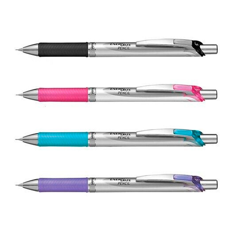 Portamina Pentel GraphGear 1000 - 0.7mm, Argento | Professionale, Impugnatura In Gomma