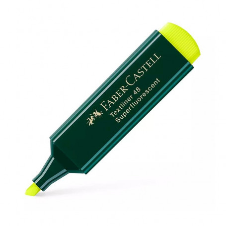 Rotulador Fluorescente Textliner Faber Amarillo Castell