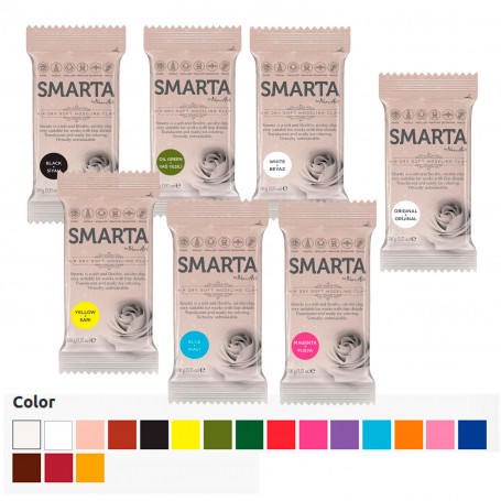 Arcilla de Modelado 100 gr Smarta Colores Clásicos