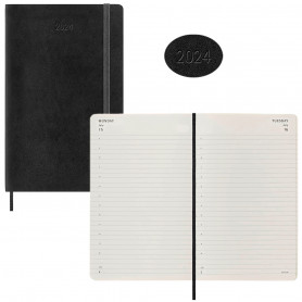 Agenda Diaria L Tapa Blanda Moleskine 2024