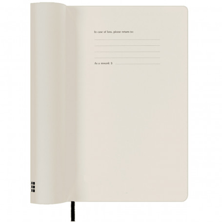 Agenda Diaria L Tapa Blanda Moleskine 2024 En Caso de Pérdida...