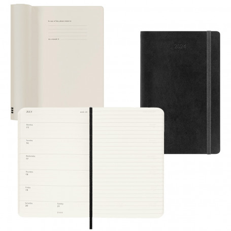 Agenda Semanal Pocket Moleskine 2024 Tapa Blanda