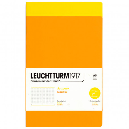 Set 2 Libretas Jottbook A5 Puntos Leuchtturm Amarillo Limón y Sol