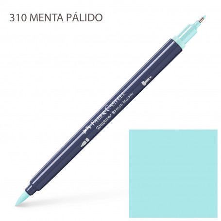 Rotulador Alcohol Doble Punta Azules y Verdes Faber Castell