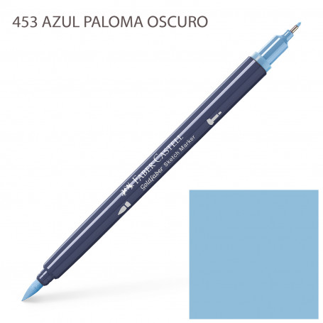 Rotulador Alcohol Doble Punta Azules y Verdes Faber Castell