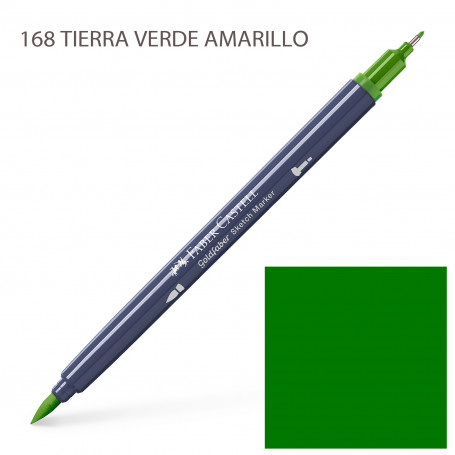 Rotulador Alcohol Doble Punta Azules y Verdes Faber Castell