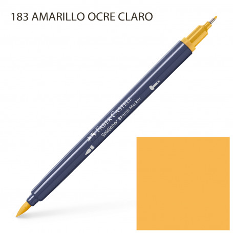 Rotulador Alcohol Doble Punta Negro Grises y Terrosos Faber Castell