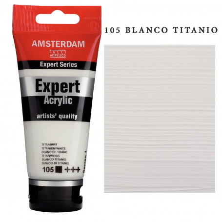 Acrilico Amsterdam Expert Series Blancos Tierras Negros 105 Blanco Tianio Serie 1