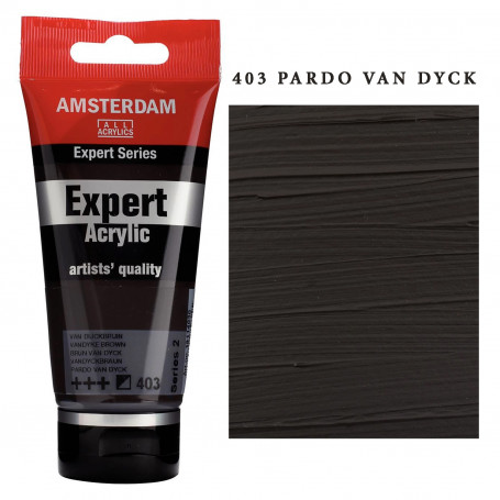 Acrilico Amsterdam Expert Series Blancos Tierras Negros 403 Pardo Van Dyck Serie 2