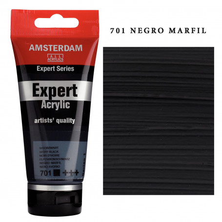 Acrilico Amsterdam Expert Series Blancos Tierras Negros 701 Negro Marfil Serie 1