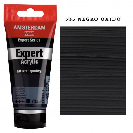 Acrilico Amsterdam Expert Series Blancos Tierras Negros 735 Negro Óxido Serie 1