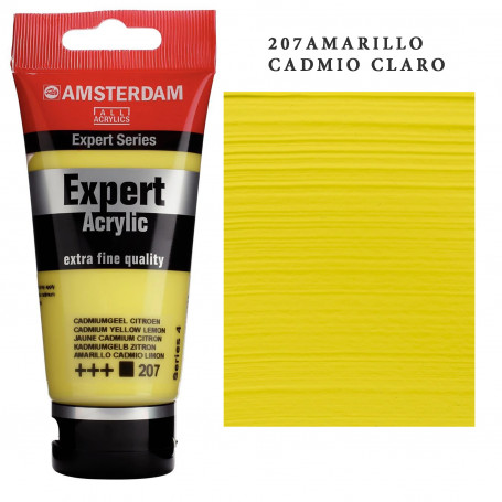 Acrílico Amsterdam Expert Series Amarillos Rojos y Malvas 207 Amarillo Cadmio Limón Serie 4