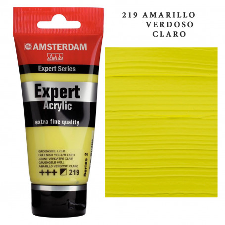 Acrílico Amsterdam Expert Series Amarillos Rojos y Malvas 219 Amarillo Verdoso Claro Serie 2