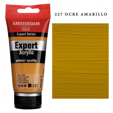 Acrílico Amsterdam Expert Series Amarillos Rojos y Malvas 227 Ocre Amarillo Serie 2