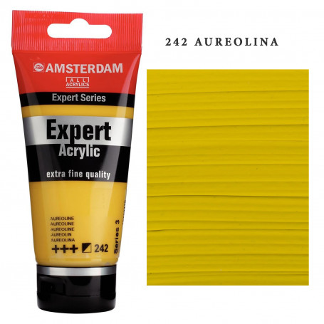 Acrílico Amsterdam Expert Series Amarillos Rojos y Malvas 242 Aureolina Serie 3