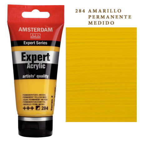 Acrílico Amsterdam Expert Series Amarillos Rojos y Malvas 284 Amarillo Permanente Medio Serie 2