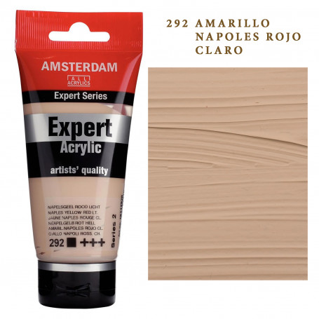 Acrílico Amsterdam Expert Series Amarillos Rojos y Malvas 292 Amarillo Nápoles Rojo Claro Serie 2