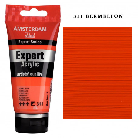 Acrílico Amsterdam Expert Series Amarillos Rojos y Malvas 311 Bermellón Serie 3