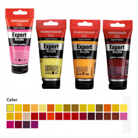 Acrílico Amsterdam Expert Series 75 ml Amarillos Rojos y Malvas