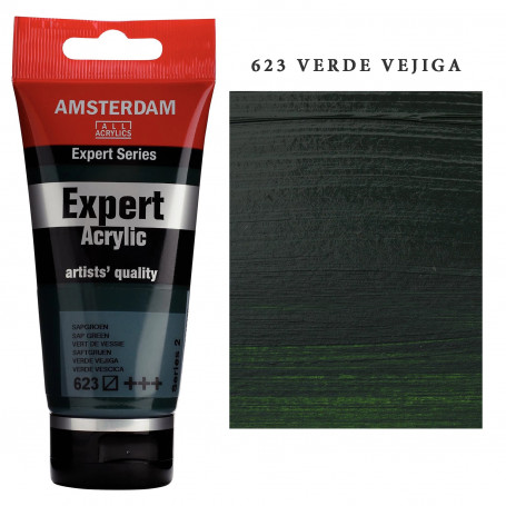 Acrílico Amsterdam Expert Series Azules y Verdes 623 Verde Vejiga Serie 2