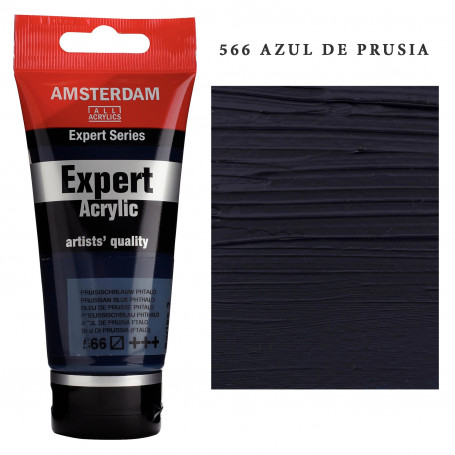 Acrílico Amsterdam Expert Series Azules y Verdes 566 Azul Prusia Ftalo Serie 3