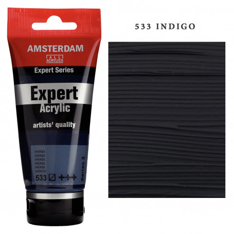 Acrílico Amsterdam Expert Series Azules y Verdes 533 Índigo Serie 2