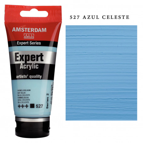 Acrílico Amsterdam Expert Series Azules y Verdes 527 Azul Celeste Serie 2