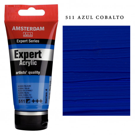 Acrílico Amsterdam Expert Series Azules y Verdes 511 Azul Cobalto Serie 4