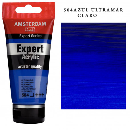 Acrílico Amsterdam Expert Series Azules y Verdes 504 Azul Ultramar Serie 2